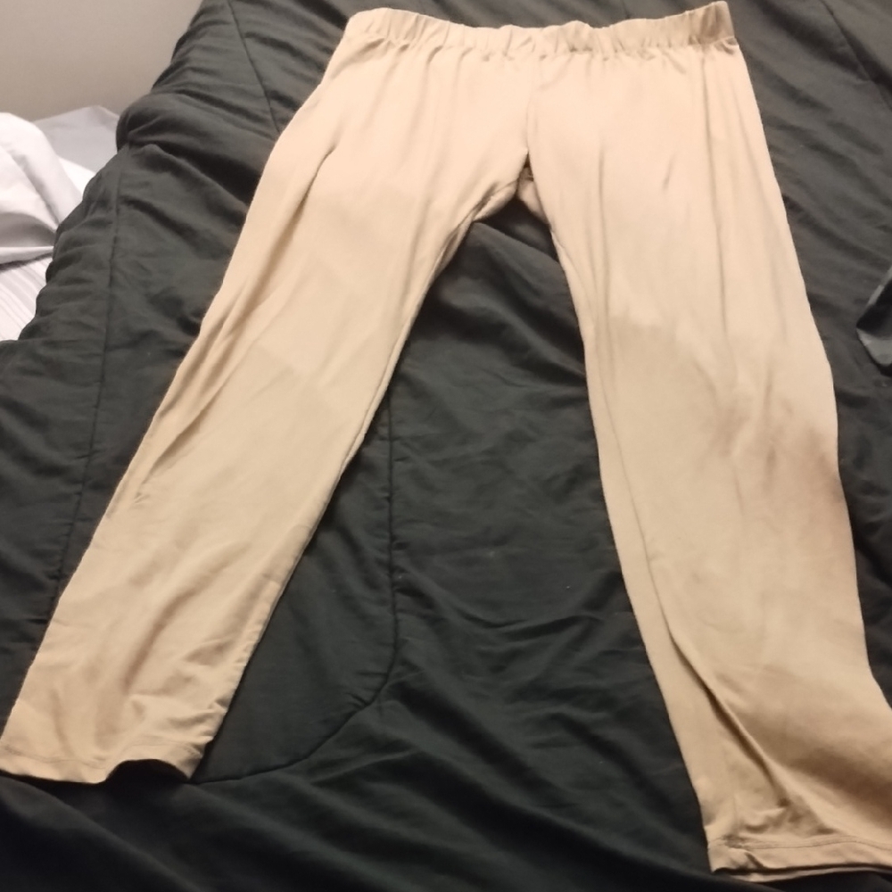 Aeropostale Brown Elastic Waist Leggings